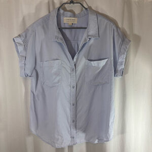 Cloth & Stone Women’s Light Blue Button-Down Shirt Size M